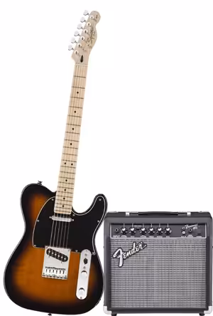 squier tele guitar pack