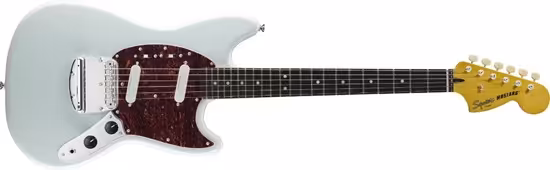 squier mustang sonic blue electric guitar