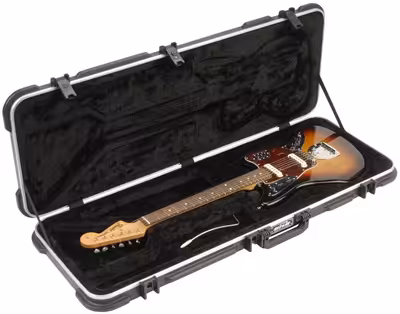 skb jaguar jazzmaster hardshell guitar case tsa latch