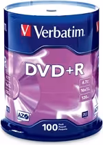 verbatim dvd 100 discs