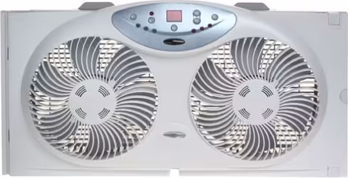 twin window fan