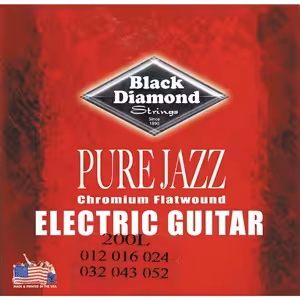 black diamond pure jazz electric guitar strings