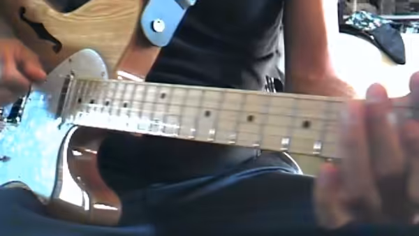 squier telecaster thinline electric guitar