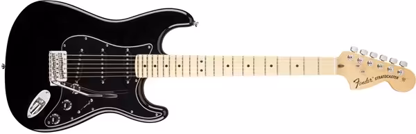 fender american special stratocaster black electric guitar