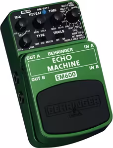 behringer echo machine em600 guitar pedal effect