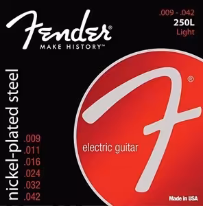 fender 250l electric guitar strings