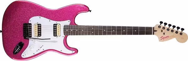 squier affinity stratocaster candy pink