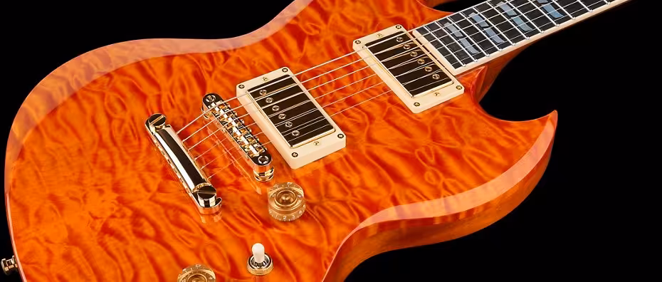 esp usa viper amber electric guitar