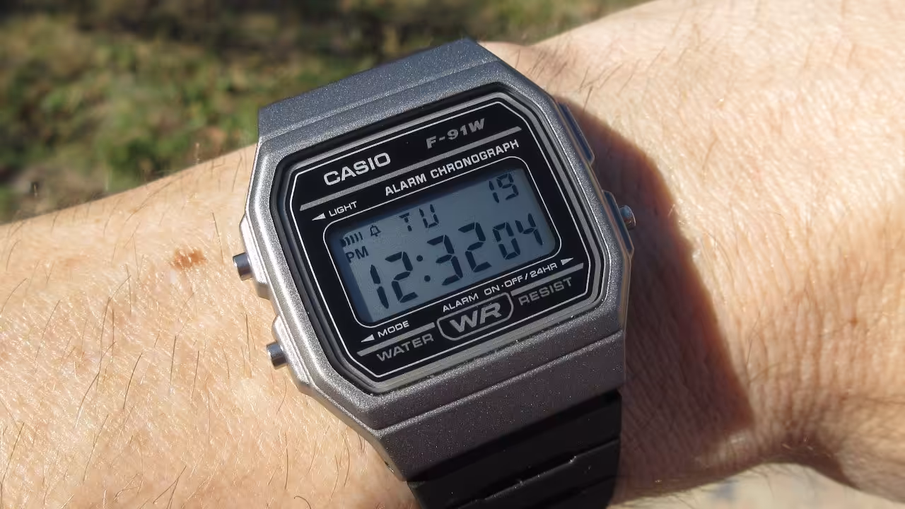 casio f91w watch