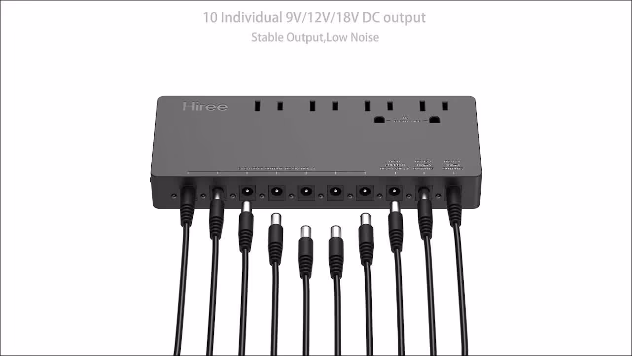guitar pedal power supply adapter station distributor