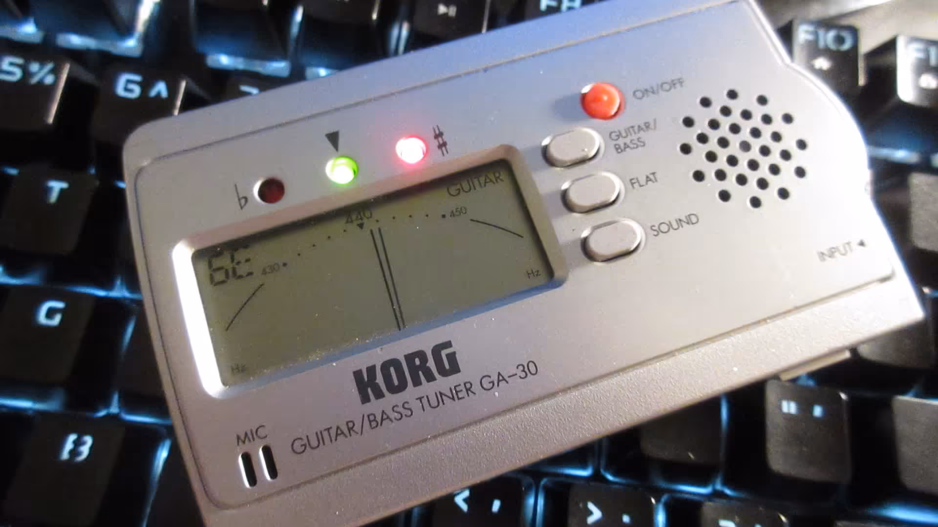 korg ga30 guitar tuner