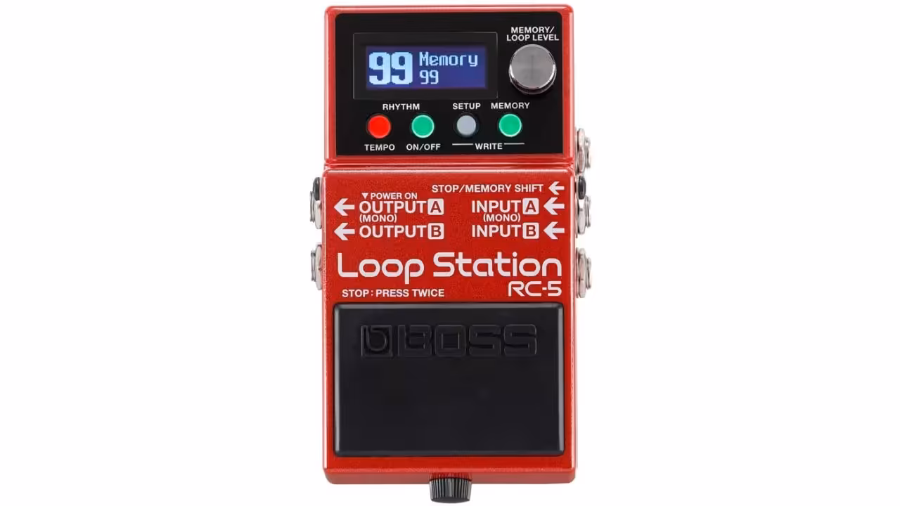 boss rc5 loop station pedal