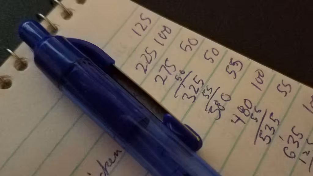 top ruled memo pad