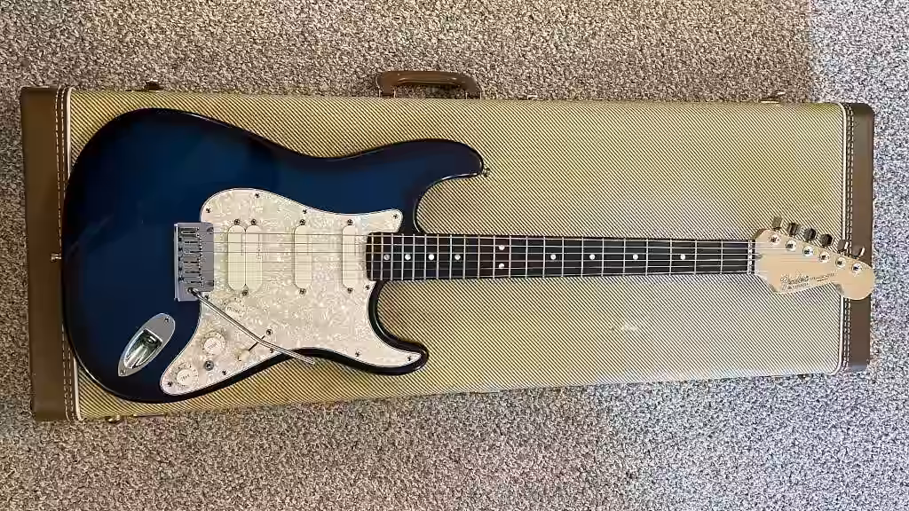 fender stratocaster blueburst