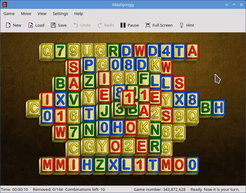 kmahjongg linux