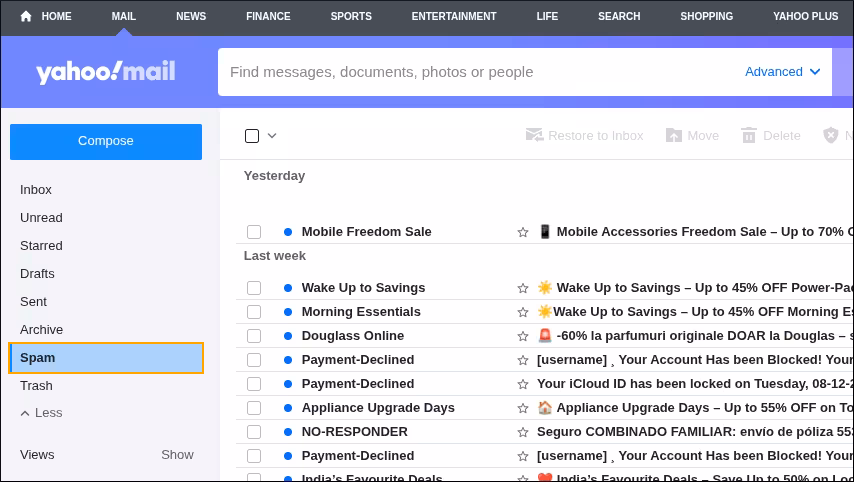 yahoo mail