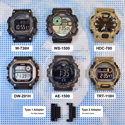 casio strap adapter