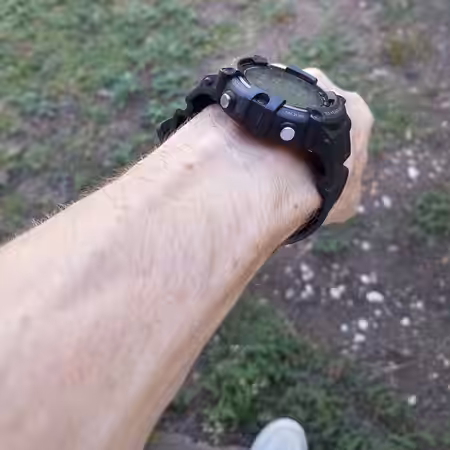 casio ae1500 on wrist