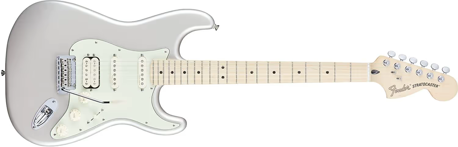 fender deluxe stratocaster hss blizzard pearl electric guitar