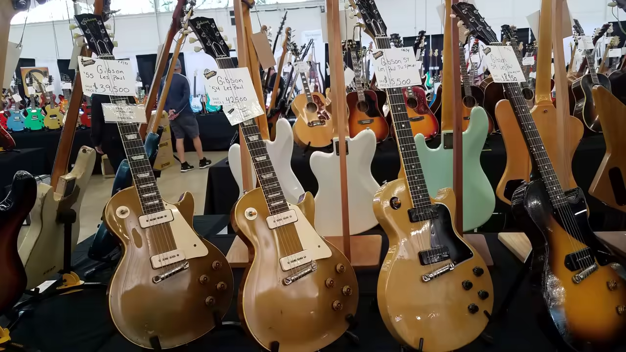 vintage gibson les paul electric guitars