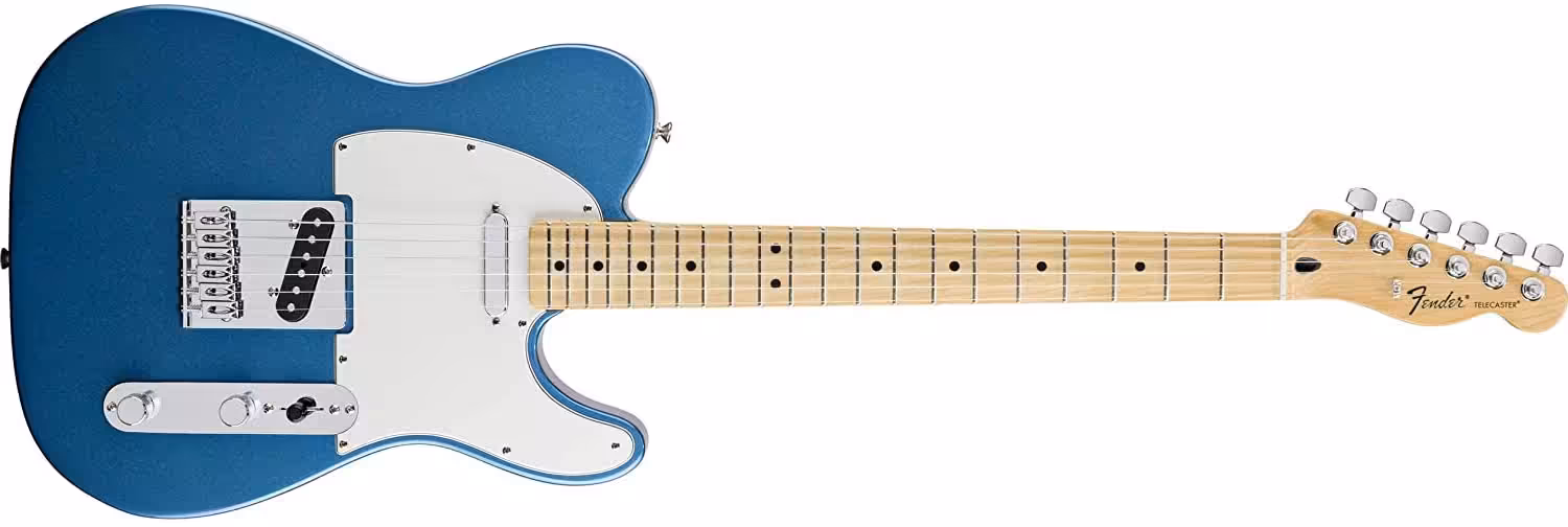 fender player telecaster lake placid blue electric guitar