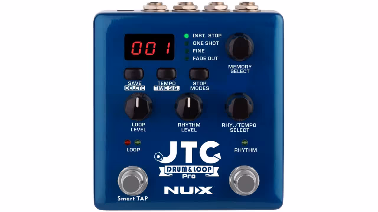 nux jtc pro guitar looper pedal