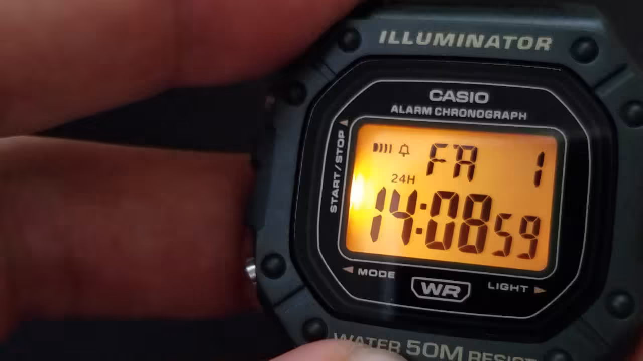 casio w218 watch