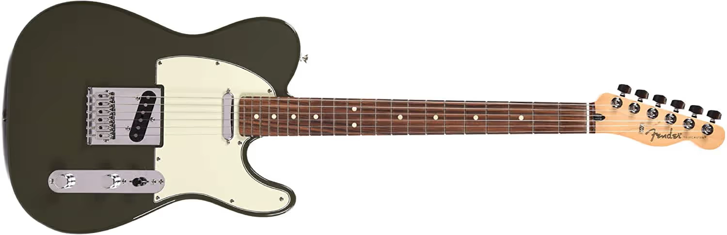 fender player telecaster olive electric guitar