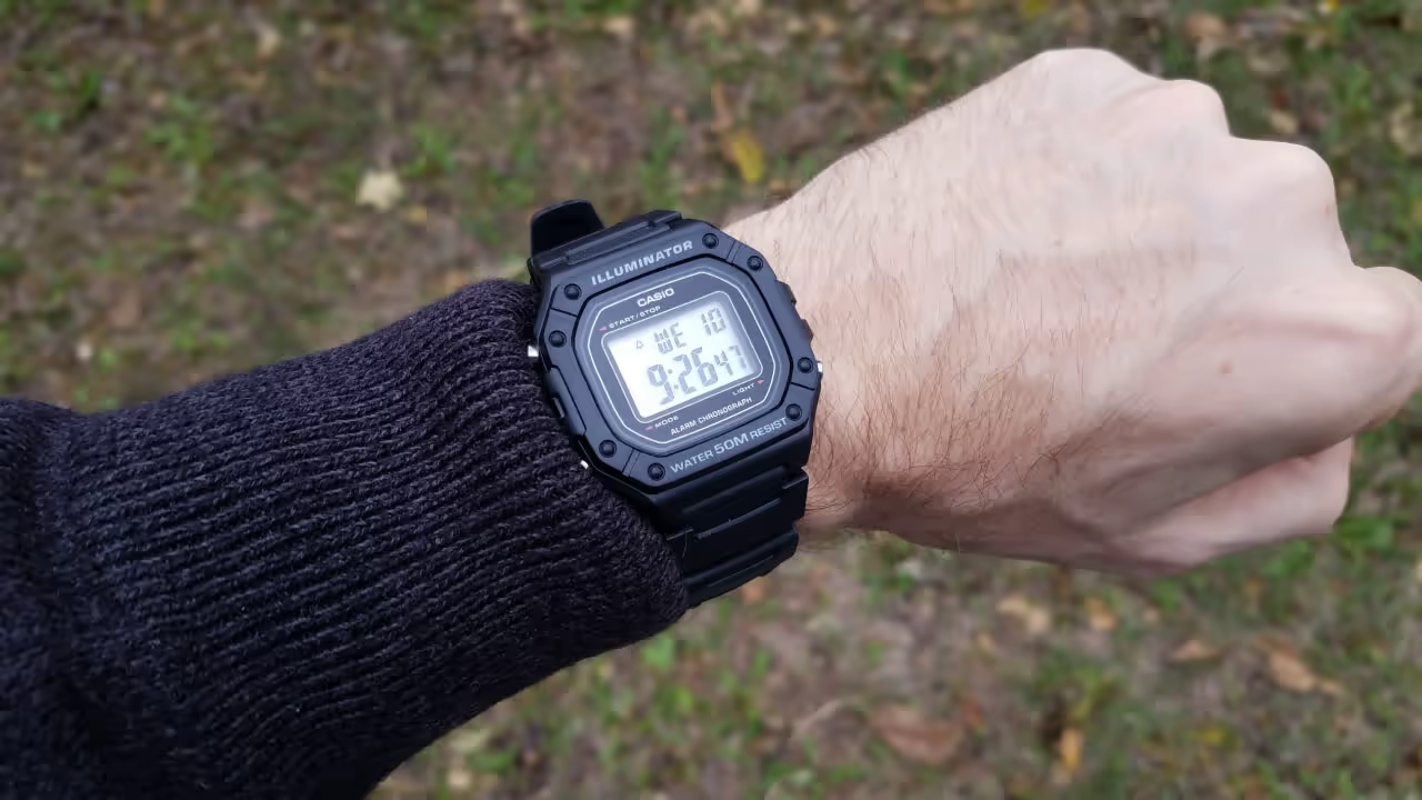 casio w218 watch