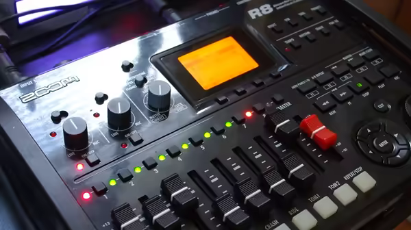zoom r8 audio multitrack recorder
