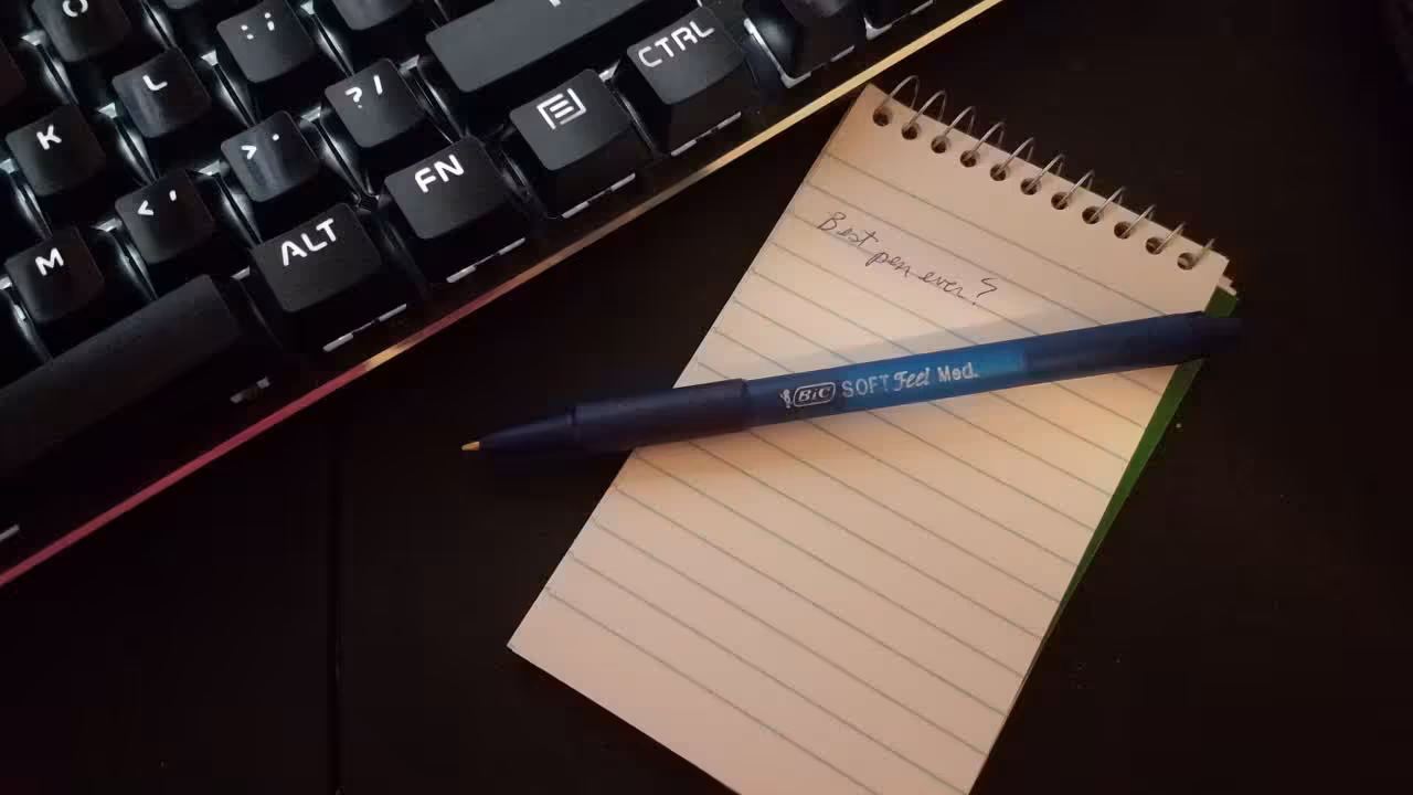 bic soft feel pens