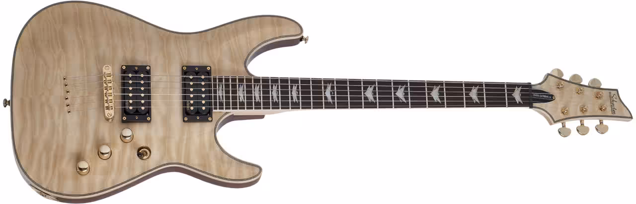 schecter omen extreme natural electric guitar