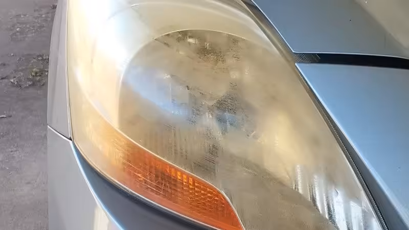 clouded headlight lens