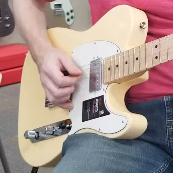 fender american performer telecaster hum electric guitar