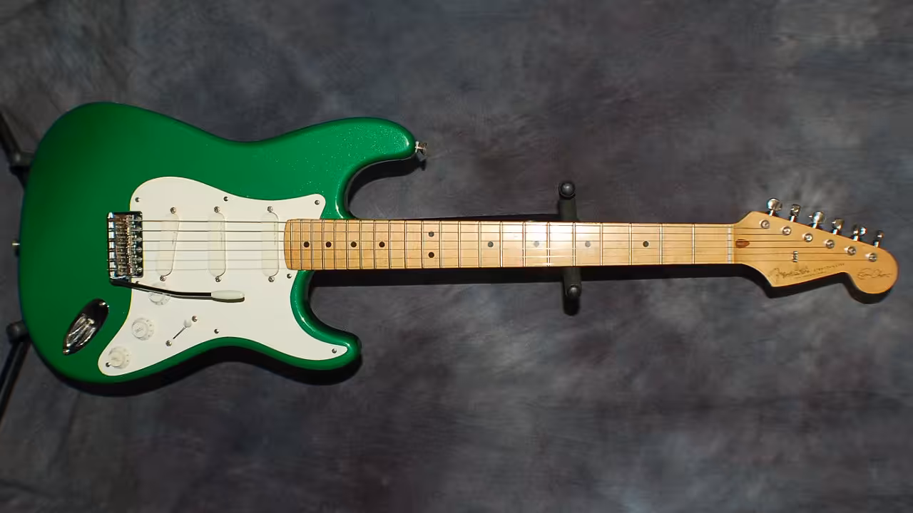 fender eric clapton stratocaster green