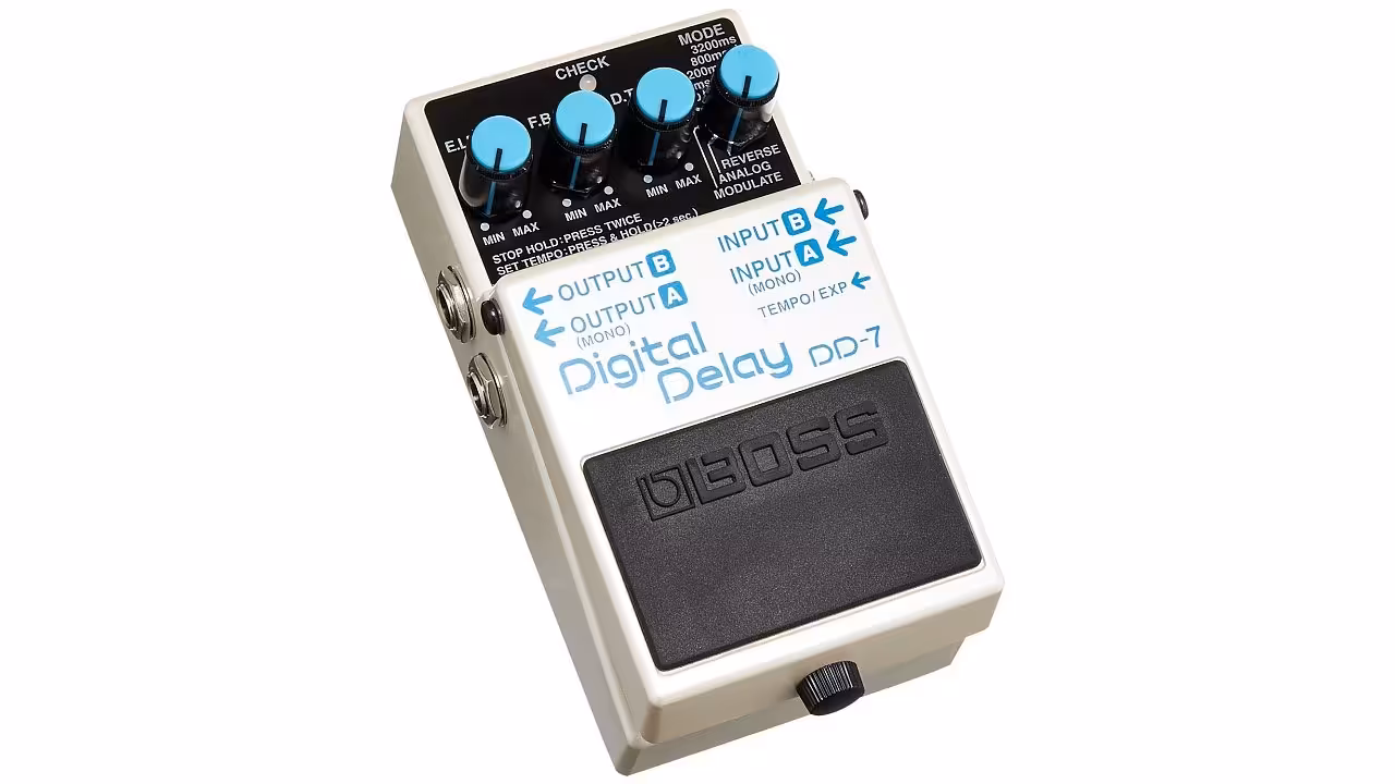 boss dd7 delay pedal