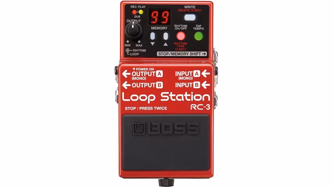 boss rc3 loop station pedal