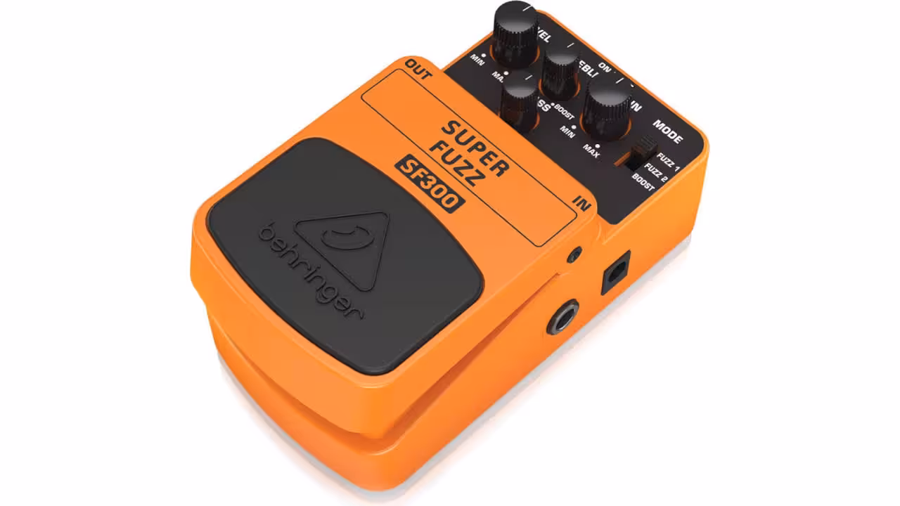 behringer super fuzz guitar sf300 guitar pedal effect