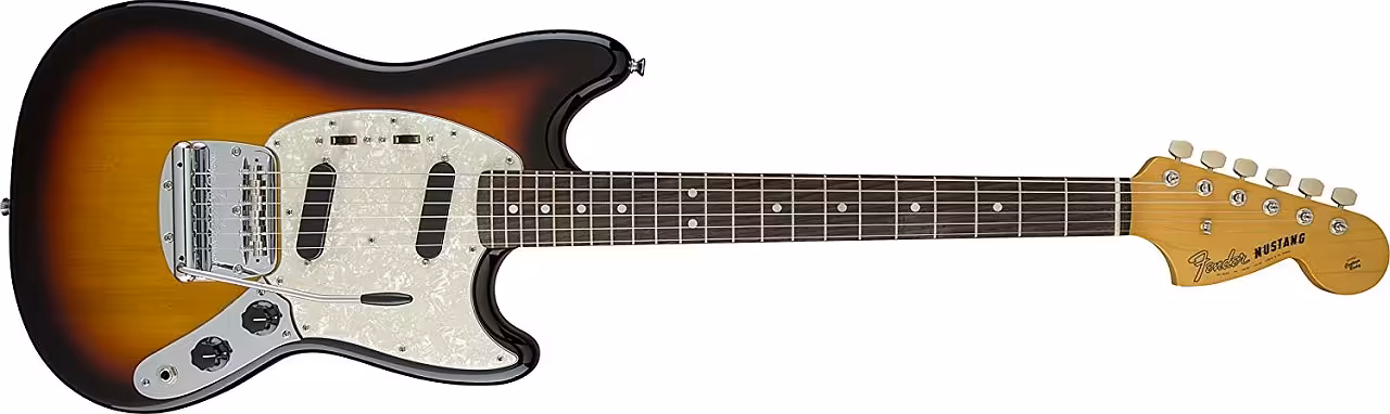 fender classic series 65 mustang electric guitar