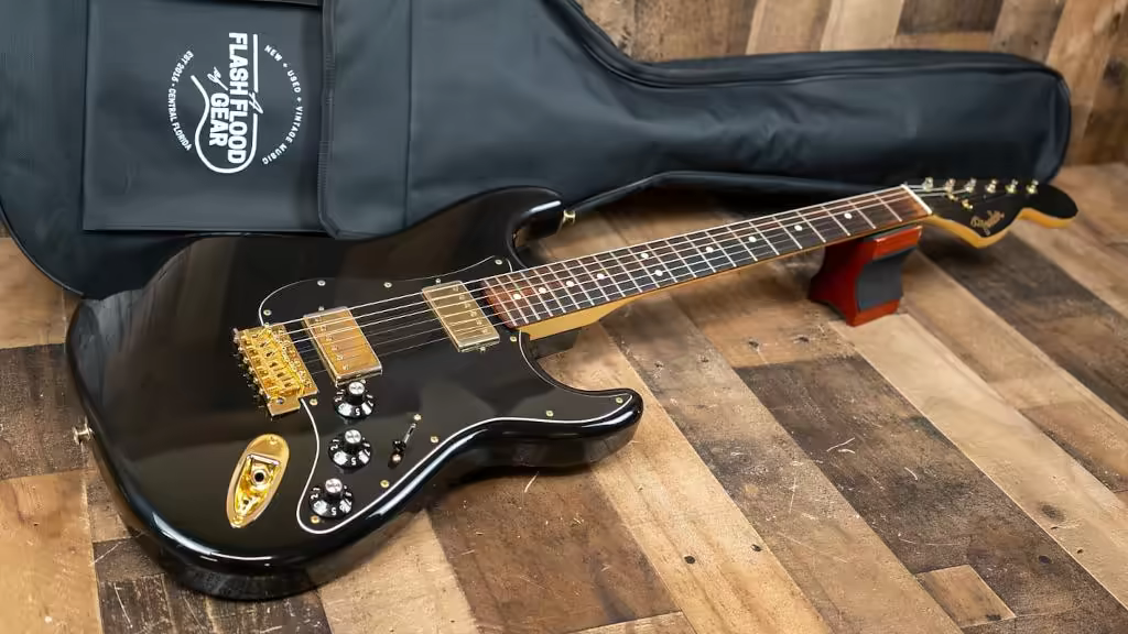 fender fsr blacktop stratocaster hh electric guitar