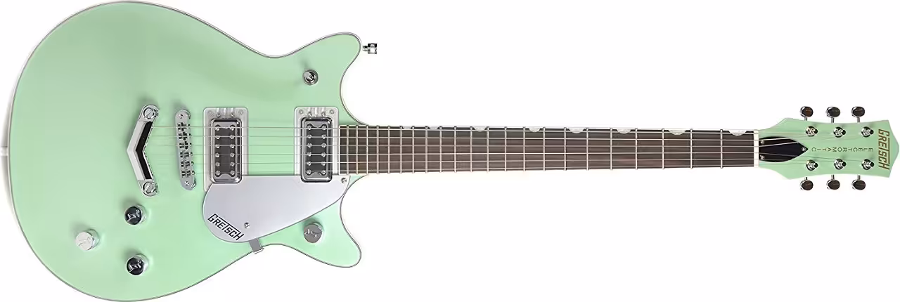 gretsch electromatic double jet broadway jade electric guitar