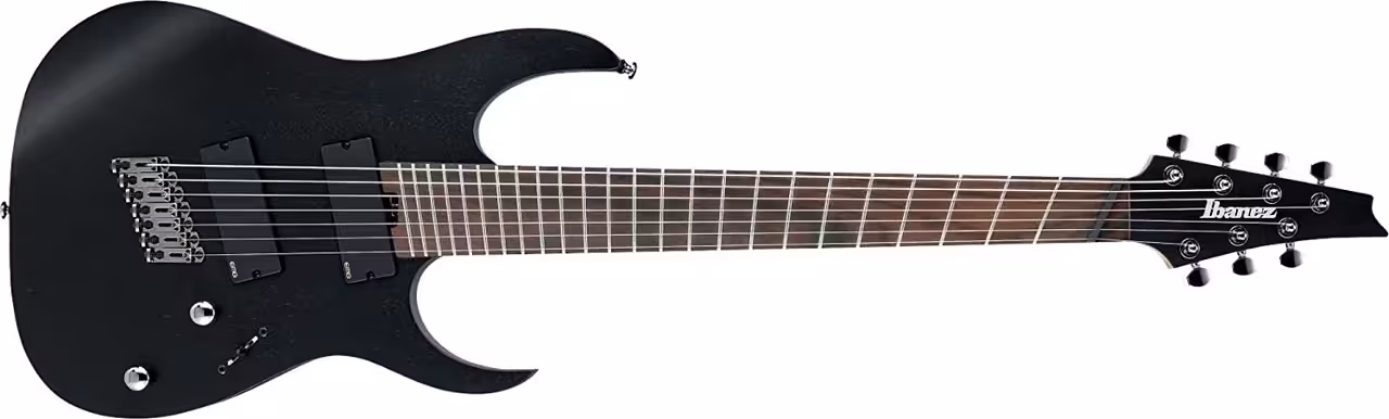 ibanez rg iron label rgim7mh multi scale electric guitar