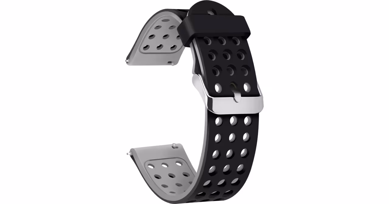 perforated watch strap