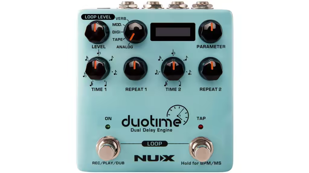 nux duotime stereo delay pedal