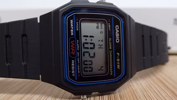 casio f91w watch