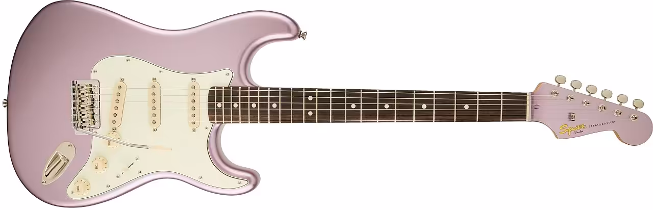 squier classic vibe 60s stratocaster burgundy mist electric guitar