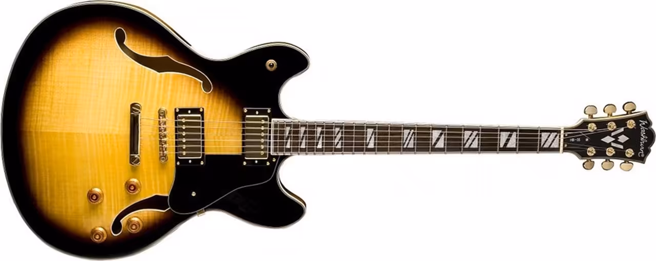 washburn hb35 ts electric guitar
