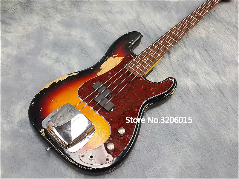 sunburst relic pbass bass guitar