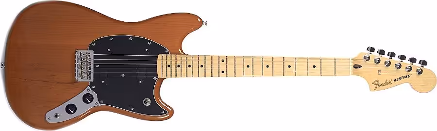 fender mustang mocha electric guitar
