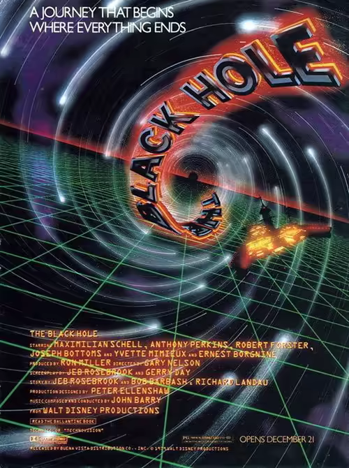 1979 disney the black hole poster